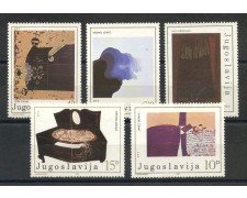 1982 - JUGOSLAVIA - LOTTO/38279 - DIPINTI 5v. - NUOVI