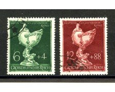 1944 - GERMANIA REICH - SOCIETA' DI OREFICERIA 2v. - USATI - LOTTO/37537