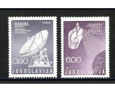 1974 - JUGOSLAVIA - STAZIONE TERRESTRE 2v. - NUOVI - LOTTO/35609
