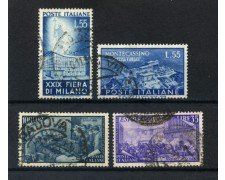 1948/1951 - REPUBBLICA - INSIEME DI 4 FRANCOBOLLI ALTI VALORI USATI - LOTTO/32168