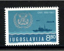 1983 - JUGOSLAVIA - LOTTO/38285 - ORGANIZZAZIONE MARITTIMA - NUOVO