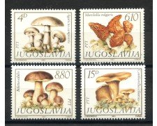 1983 - JUGOSLAVIA - LOTTO/38286 - FUNGHI COMMESTIBILI 4v. - NUOVI