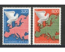 1975 - JUGOSLAVIA - CONFERENZA SICUREZZA  2v. - NUOVI - LOTTO/35617