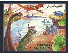 1993 - SOMALIA - ANIMALI PREISTORICI - FOGLIETTO NUOVO - LOTTO/36060