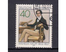 1877 - GERMANIA FEDERALE - WILHELM HAUFF - USATO - LOTTO/31444U