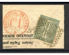 1863 - REGNO - LOTTO/39956 - 1 cent. - TIRATURA DI LONDRA - USATO 