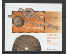 2008 - SLOVENIA - RITROVAMENTI ARCHEOLOGICI  FOGLIETTO - NUOVO - LOTTO/34390