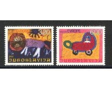 1975 - JUGOSLAVIA - GIOIA D'EUROPA 2v. - NUOVI - LOTTO/35629