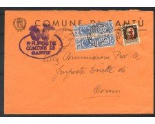 1944 - REPUBBLICA SOCIALE - LOTTO/40139 - PACCHI POST. 10 CENT. AFFRANCATURA D'EMERGENZA