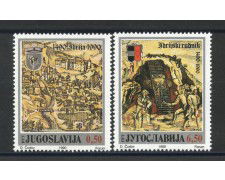 1990 - JUGOSLAVIA - LOTTO/38546 - MINIERA DI IDRIJA - 2v. - NUOVI