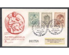 1975 - REPUBBLICA - LOTTO/39158 - MICHELANGELO - FDC  CAPITOLIUM