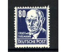 1952 - GERMANIA DDR - 80 p. PERSONALITA'- NUOVO - LOTTO/36089