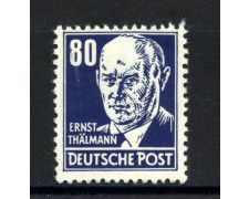 1952 - GERMANIA DDR - 80 p. PERSONALITA'- NUOVO - LOTTO/36089