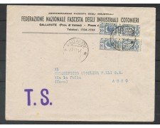 1944 - REPUBBLICA SOCIALE - LOTTO/40150 - 10 cent. PACCHI POSTALI - AFFRANCATURA D'EMERGENZA