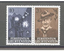 1957 - LIECHTENSTEIN - LOTTO/40941 - CENTENARIO SCOUTISMO 2 v. - NUOVI