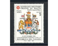 1993 - SOVRANO MILITARE DI MALTA - LOTTO/39243 - REPUBBLICA DEL CANADA - NUOVO