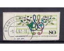 1987 - GERMANIA FEDERALE - SOCIETA' CORALE - USATO - LOTTO/31336U