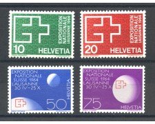 1963 - LOTTO/39442 - SVIZZERA - ESPOSIZIONE DI LOSANNA 4v. - NUOVI