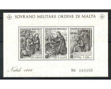 1969 - SOVRANO MILITARE DI MALTA - AFFRESCHI DEL PERUGINO FOGLIETTO - NUOVO - LOTTO/32233