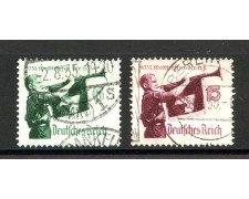 1935 - GERMANIA REICH - GIOVENTU' HITLERIANA 2v. - USATI - LOTTO/37496