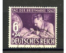 1942 - GERMANIA REICH - GIORNATA FRANCOBOLLO - USATO - LOTTO/37516