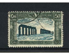 1930 - REGNO - LOTTO/47394 - 50+10 CENT. PRO MILIZIA - USATO