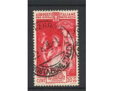 1935 - REGNO - LOTTO/47395 - 20+10 CENT. PREVIDENZA MILIZIA - USATO