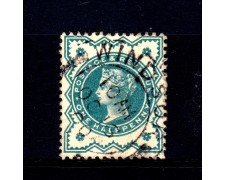 1887/900 - GRAN BRETAGNA - 1/2 d. VERDE - USATO - LOTTO/32081