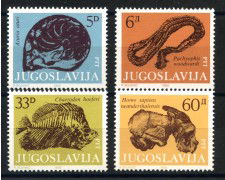 1985 - JUGOSLAVIA - LOTTO/38330 - FOSSILI 4v. - NUOVI