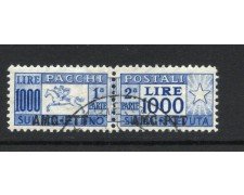1954 - TRIESTE A - LOTTO/40379 - 1000 LIRE PACCHI POSTALI CAVALLINO - USATO