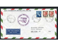 1970 - ITALIA - LOTTO/41603 - PRIMO VOLO TWA ROMA NEW YORK