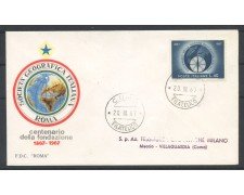 1967 - REPUBBLICA - LOTTO/39175B - SOCIETA' GEOGRAFICA - FDC ROMA