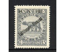 1921 - FIUME  - LOTTO/42315 - 15 CENT. COSTITUENTE FIUMANA - NUOVO