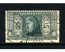 1932 - REGNO - LOTTO/43382 - 2,75 LIRE PRO SOCIETA' DANTE ALIGHIERI - USATO