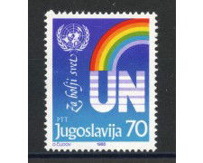 1985 - JUGOSLAVIA - LOTTO/38341 - 40° ANNIVERSARIO O.N.U. - NUOVO