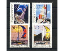 1985 - JUGOSLAVIA - LOTTO/38343 - NAUTICA 4v. - NUOVI