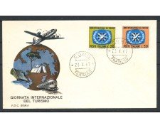 1967 - REPUBBLICA - LOTTO/39181 - ANNO DEL TURISMO 2v. - FDC ROMA
