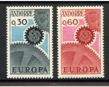 1967 - ANDORRA FRANCESE - LOTTO/41246 - EUROPA 2v. - NUOVI