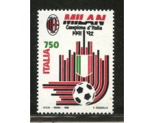 1992 - REPUBBLICA - MILAN CAMPIONE - NUOVO - LOTTO/6991