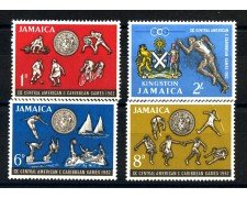 1962 - JAMAICA - LOTTO/38748 - GIOCHI DEI CARAIBI 4v. - NUOVI