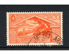 1930 - REGNO - LOTTO/43376B - 20 CENT. BIMILLENARIO DI VIRGILIO - USATO