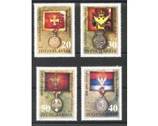 1991 - JUGOSLAVIA - LOTTO/38581 - MEDAGLIE 4v. - NUOVI