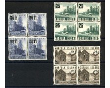 1960 - ISOLE NORFOLK AUSTRALIA - LOTTO/38777 - SOVRASTAMPATI 3v. NUOVI
