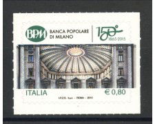 2015 - REPUBBLICA - BANCA POPOLARE MILANO - NUOVO - LOTTO/36888