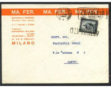 1949 - REPUBBLICA - LOTTO/40409 - BUSTA DA  MILANO A CANTU'