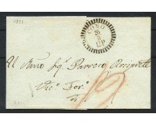 1851 - LOMBARDO VENETO - LOTTO/40524 - LETTERA IN FRANCHIGIA DA COMO  IN SVIZZERA  LOCARNO