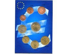 1999/2002 - FINLANDIA - LOTTO/M41270 - CARTONCINO CENTESIMI E EURO FIOR DI CONIO