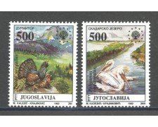 1992 - JUGOSLAVIA - LOTTO/38605 - PROTEZIONE NATURA - 2v. - NUOVI