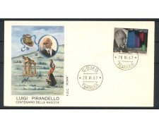1967 - REPUBBLICA - LOTTO/39169 - LUIGI PIRANDELLO - FDC ROMA