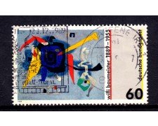 1989 - GERMANIA FEDERALE - WILLI BAUMEISTER - USATO - LOTTO/31310U